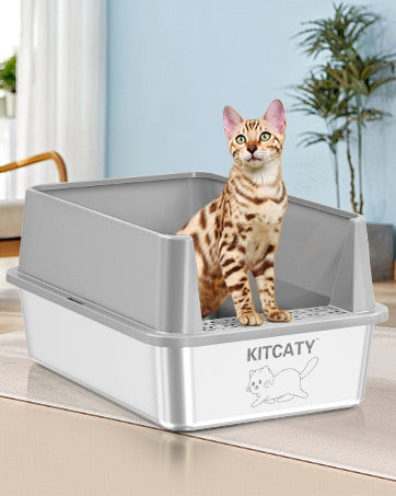 Stainless Steel Cat Litter Box