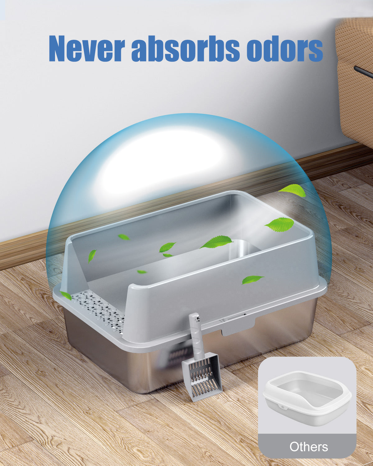 Stainless Steel Cat Litter Box
